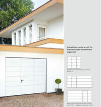 Garagentor mit Schlupftür…