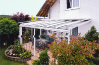 Terrassendach weiß lackiert&hellip;